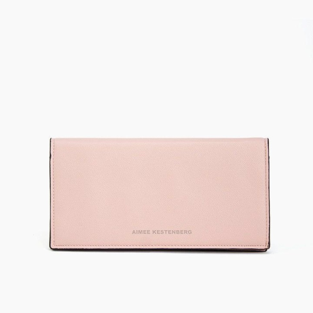 Aimee kestenberg vegan leather wallet (blush)